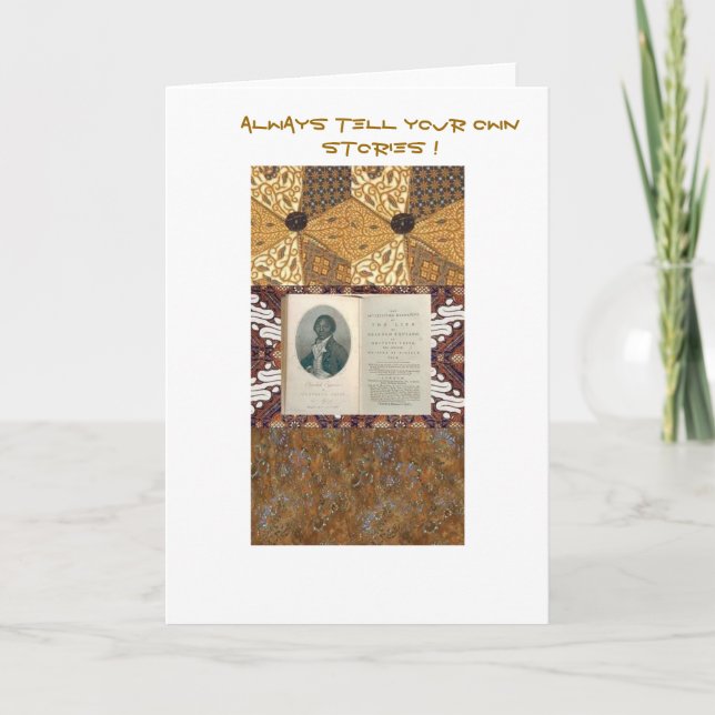 Carte Olaudah Quiano-Always racontent vos propres (Devant)