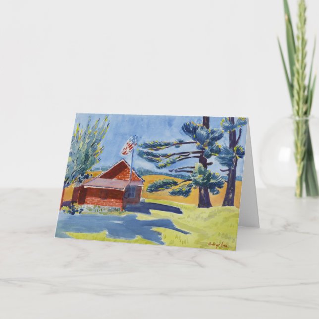 Carte Old Schoolhouse, Ryders | George Luks (Devant)