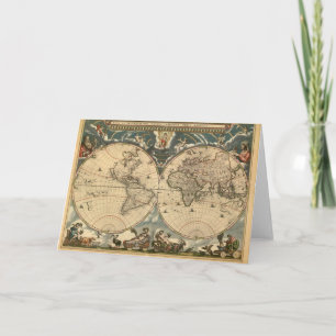 Carte Old World Map - Card