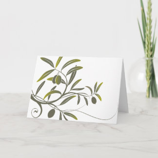 Carte Olive notecard