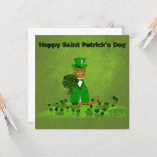 Carte Oliver Le Shamrock de cueillette de la loutre - Sa