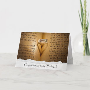 Carte Ombre de coeur à anneau mariage avec bord déchiré