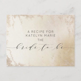 Carte Ombre Yellow Gold Frosted Bride être Recette