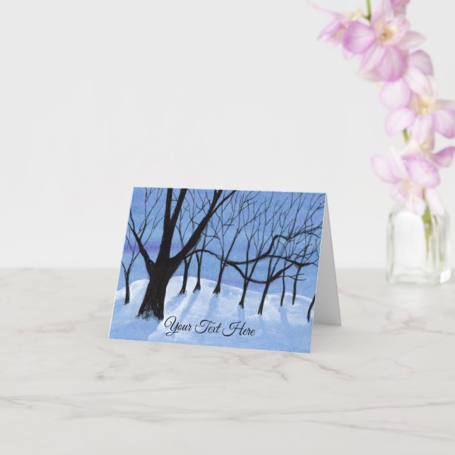 Carte Ombres de lune (Orchidée)