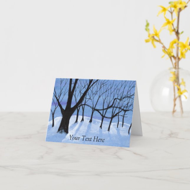 Carte Ombres de lune (Fleur jaune)