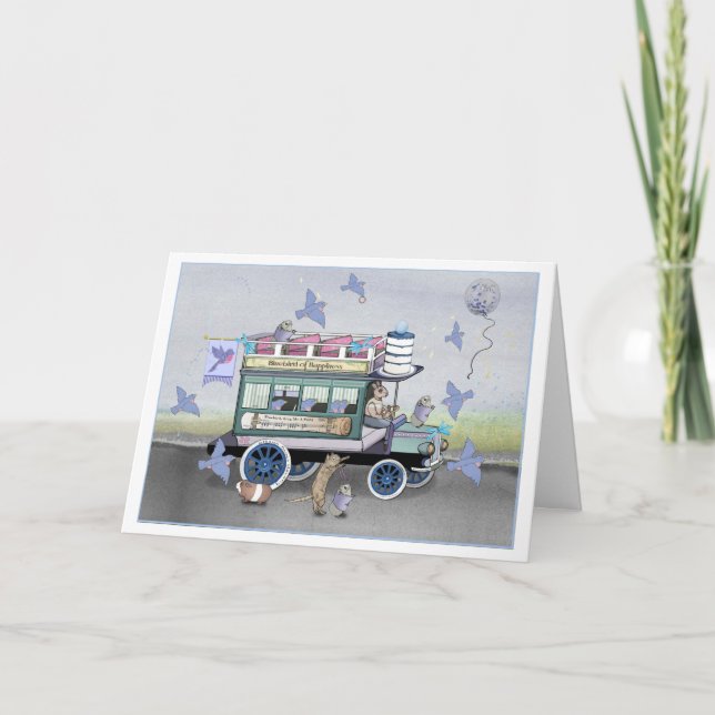 Carte Omnibus Bluebird of Happiness (Devant)