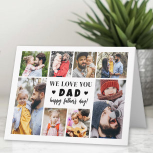 Carte On t'aime Papa Fête des Pères