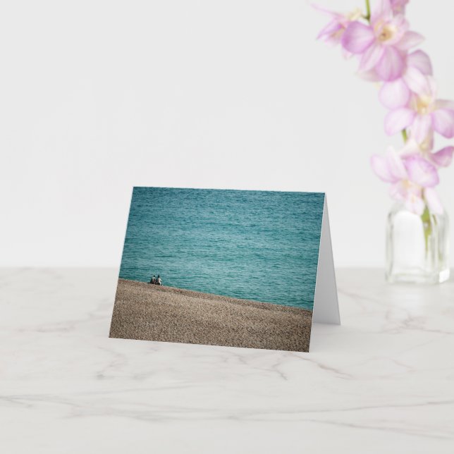 Carte On the beach at Beer (Orchidée)