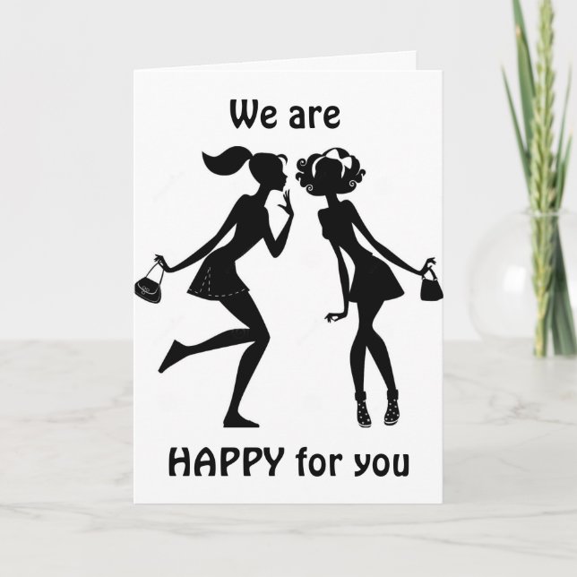 CARTE ON VOUS DIT "FÉLICITATIONS" ET ON VA VOUS REGRETTE (Devant)