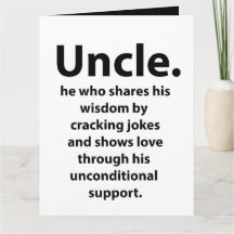 Oncle Anniversaire Inspirationnel Drôle Citation O