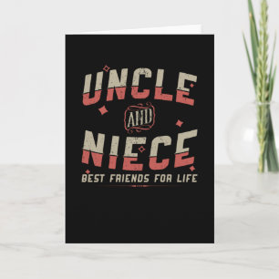 Carte Oncle Et Nièce Meilleurs Amis De La Vie  Don amusa
