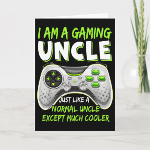 Carte Oncle Fou Oncle Drôle Jeux Vidéo Amateur De Jeux V