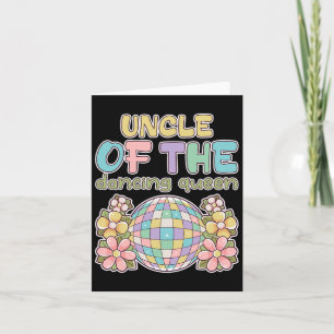Carte Oncle Of The Queen Dancing Retro 17th Birthday Fam