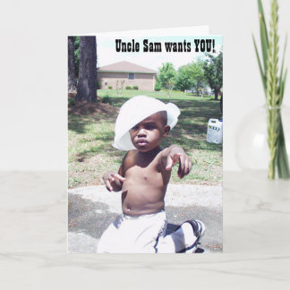 Carte - Oncle Sam veut vous (parodie)