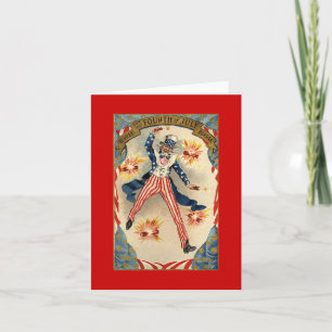 Carte Oncle vintage Sam