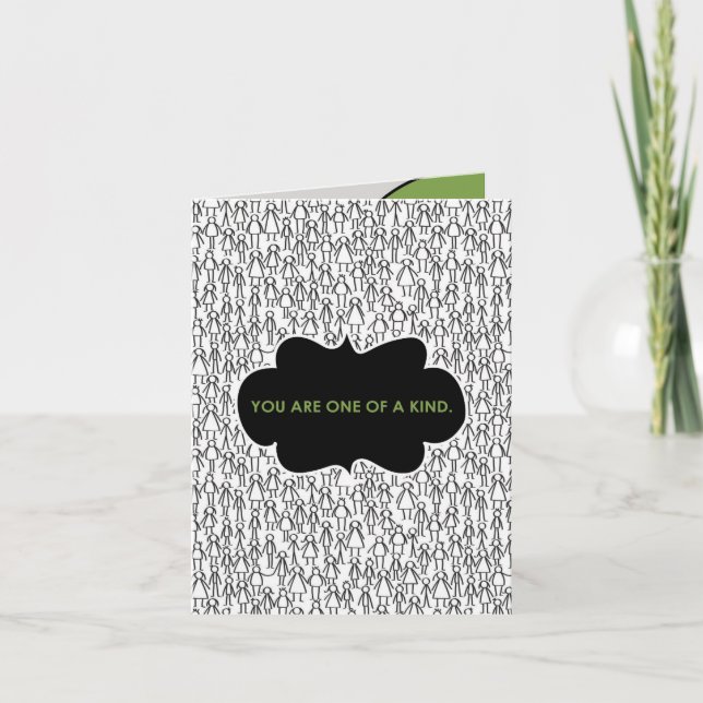 Carte One of A Kind (Devant)