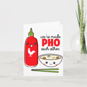 Carte Ont été faits Pho l'un pour l'autre