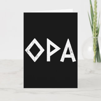 Carte Opa Ancient Greek Pride Greek Flag Funny Greek Par