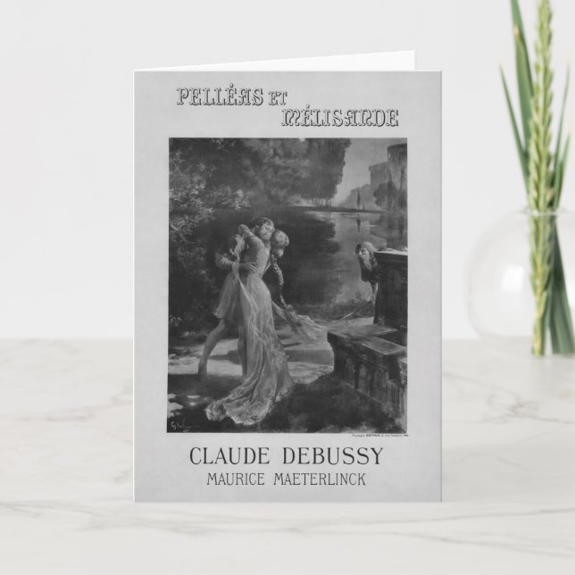Carte Opéra de Pelleas et Melisande, 1902 (Devant)