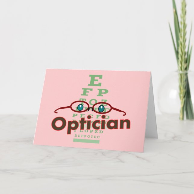 Carte Opticien—Cadeaux de l'oeil (Devant)