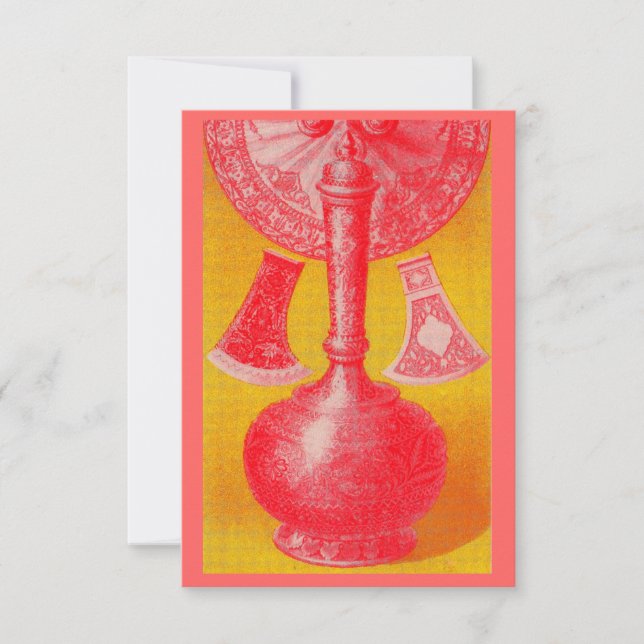 Carte opulente décanteur d'impression mi-victorienne et. (Devant)