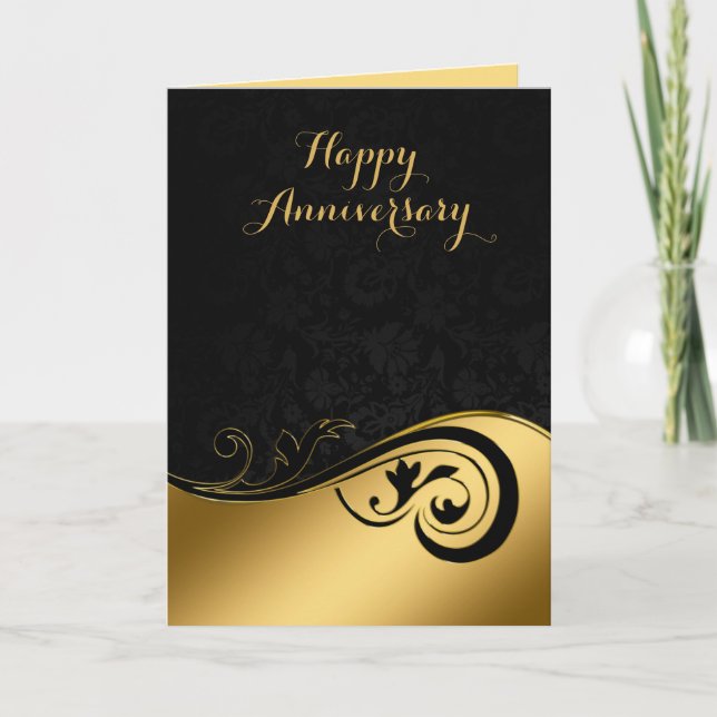 Carte Or, mon amour ne fait que grandir Anniversaire Mar (Devant)