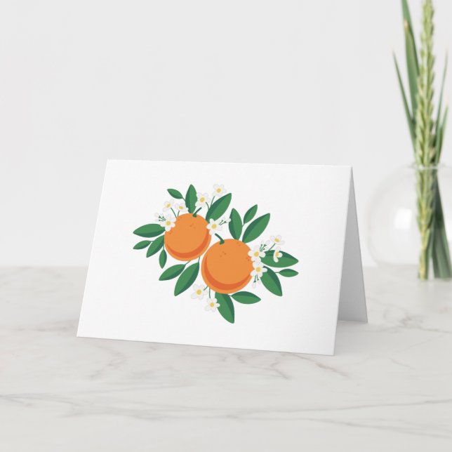 Carte Orange Blossoms (Devant)