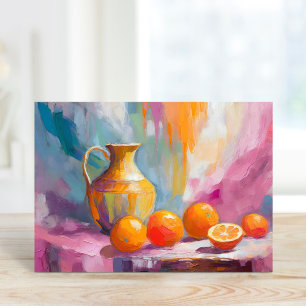 Carte Oranges Encore Vie Moderne Impressionniste Art