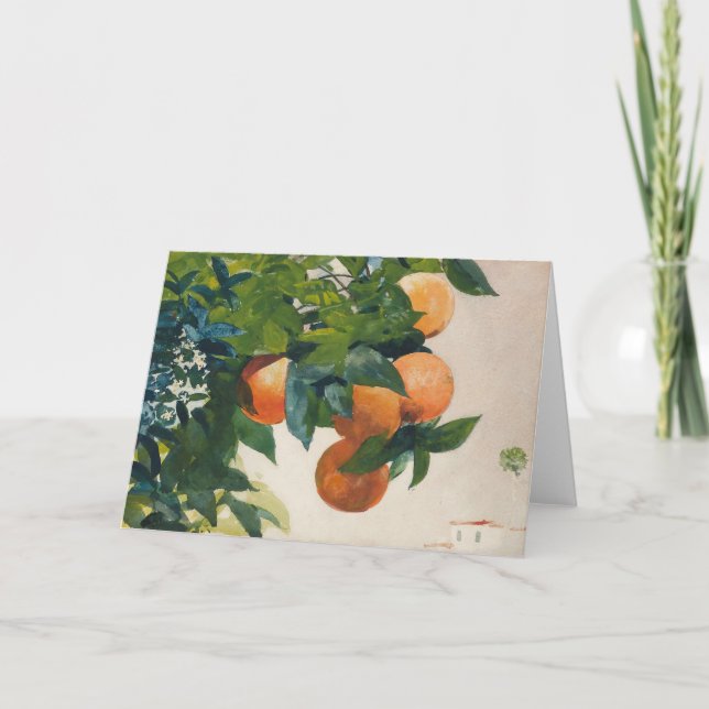 Carte Oranges sur une branche | Winslow Homer (Devant)