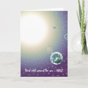 Carte Orbite autour du soleil pour le 3e anniversaire