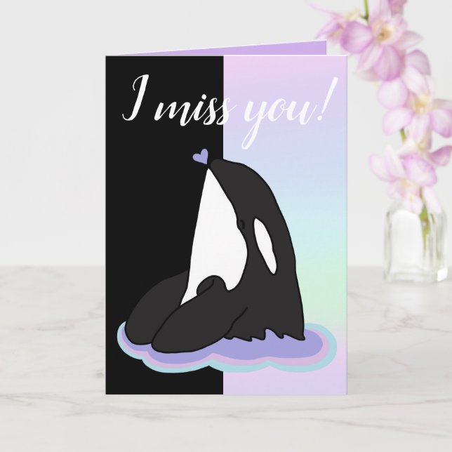 Carte Orca Killer Whale (Orchidée)