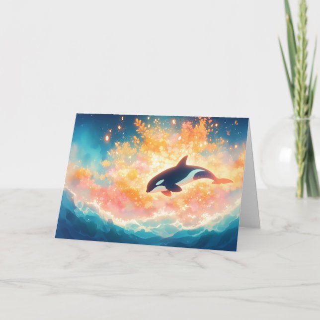 Carte Orca Voyage à travers une mer magique (Devant)
