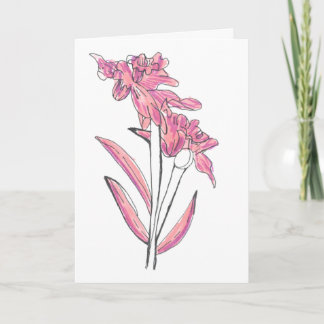 Carte Orchidée
