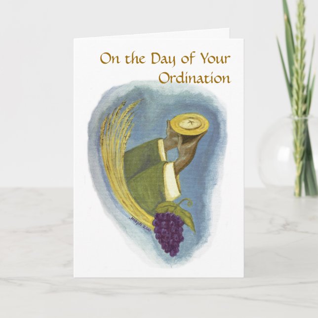 Carte Ordination à la prêtrise 01 (Devant)