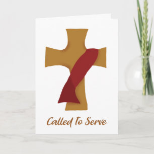 Carte Ordination du diacre Félicitations Croix de la stè