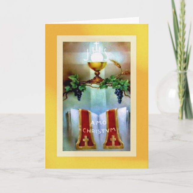 Carte Ordination traditionnelle de l'anniversaire pour l (Devant)