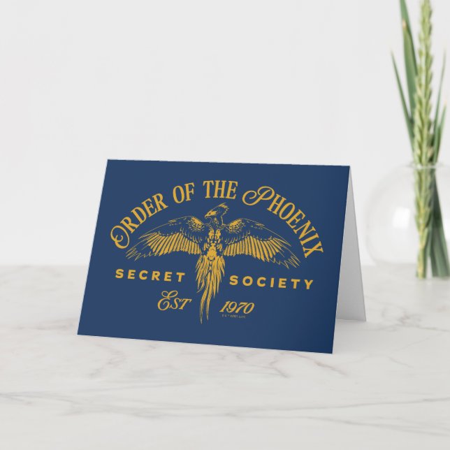Carte ORDRE DE PHOENIX Secret Society Graphic (Devant)