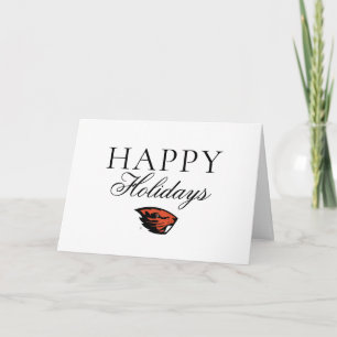Carte Oregon State Beavers Tête de castor