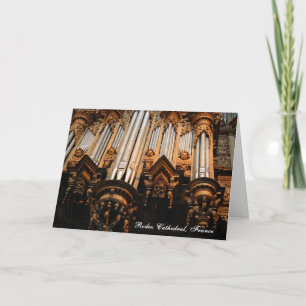 Carte Orgue à tuyaux, Cathédrale de Rodez, France