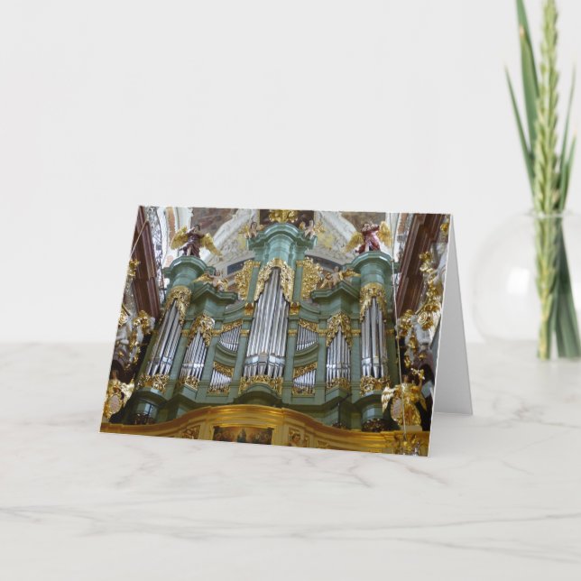 Carte Orgue de tuyère Pologne (Devant)