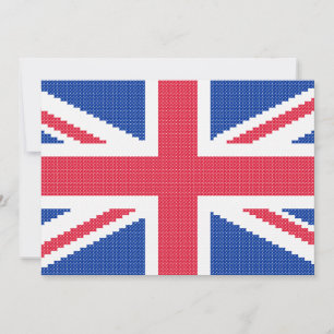 Carte Original cross-stitch design Union Jack