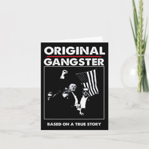 Carte Original Trump Gangster Pour Président 47 Patrioti