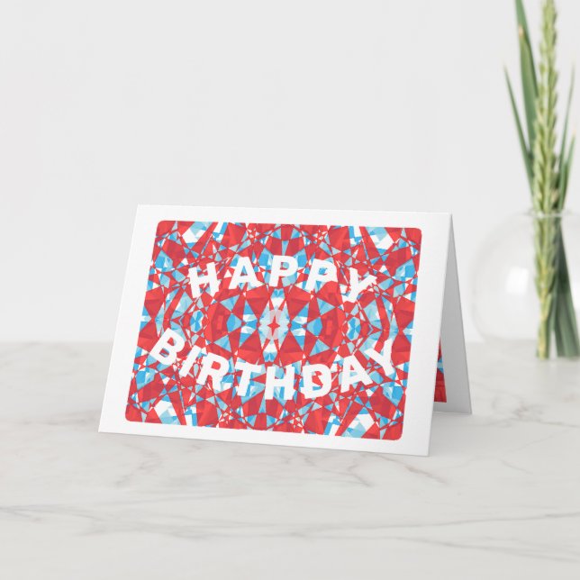 Carte originale d'anniversaire pour la crise du mi (Devant)