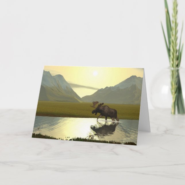 Carte Orignaux d'après-midi (Devant)