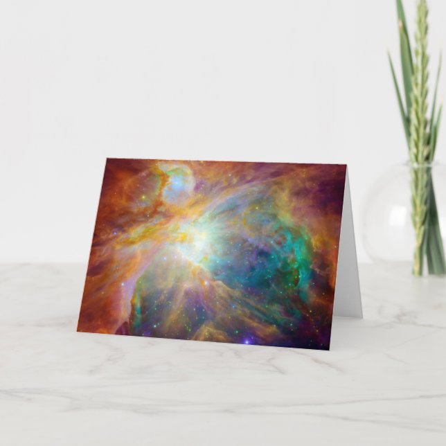 Carte Orion Nebula Hubble Spitzer Space (Devant)