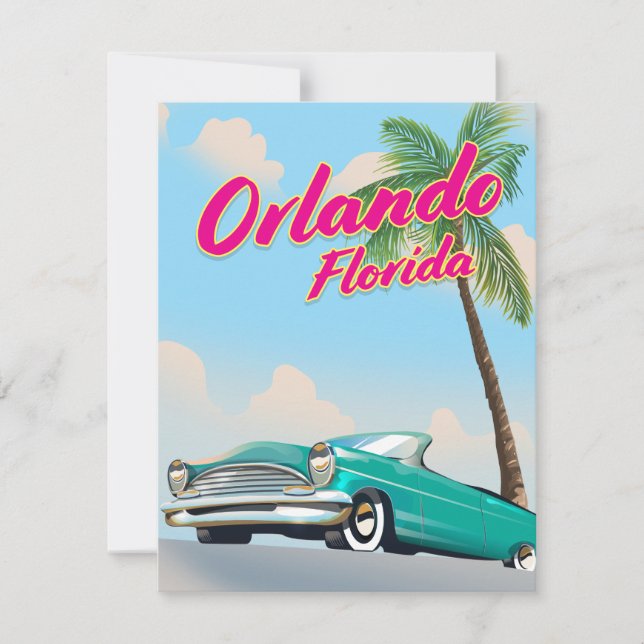 Carte Orlando Floride (Devant)