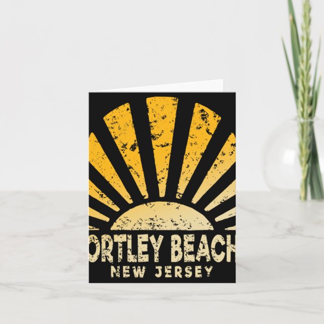 Carte Ortley Beach Nj - Sunny Ortley Beach New Jersey  (Devant)