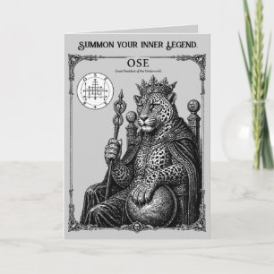 Carte Ose Griffes de l'Ars Goetia