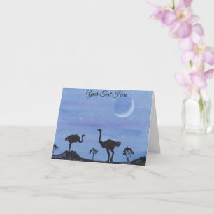 Carte Ostriches