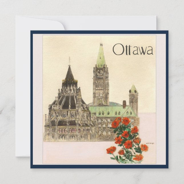 Carte Ottawa imprimable (Devant)